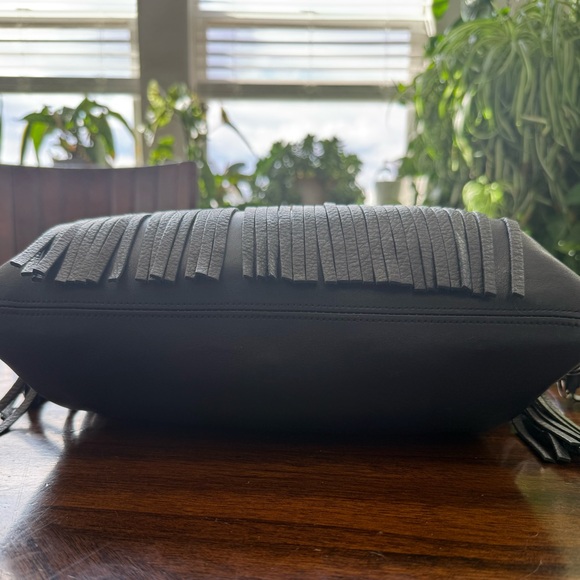 Coach 9407 Upcrafted Fringe Black Leather Legacy Slim Zip - Picture 11 of 16